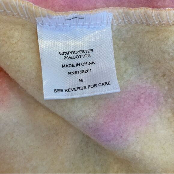 Angel Kiss Tie-Dye Hooded Sweatshirt Dress Size Medium - Picture 8 of 9